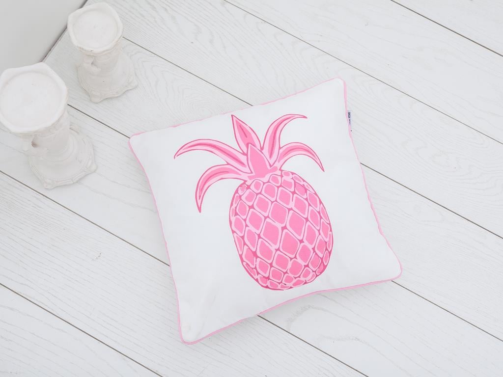 Pineapple ВЪЗГЛАВНИЦА Вътрешен кок Дигитална щампа 40x40 cm Pink