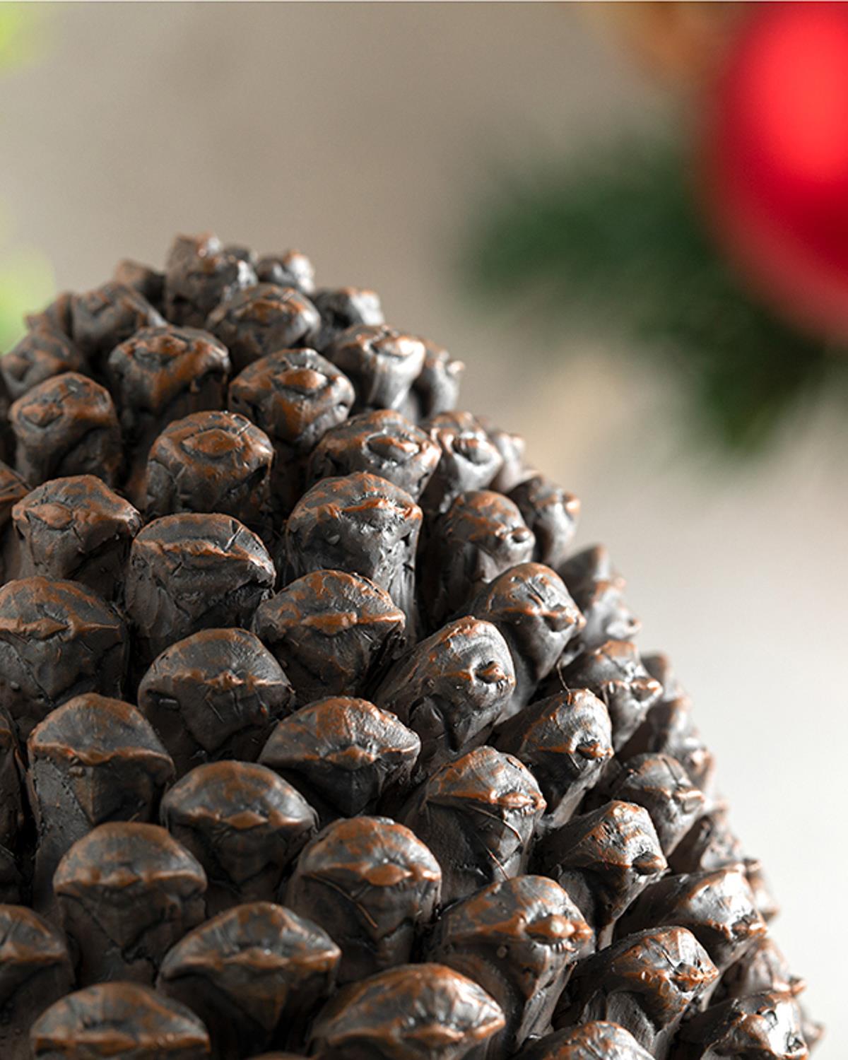 Pinecone Дрънкулка Полирезин, Кафяво, 0