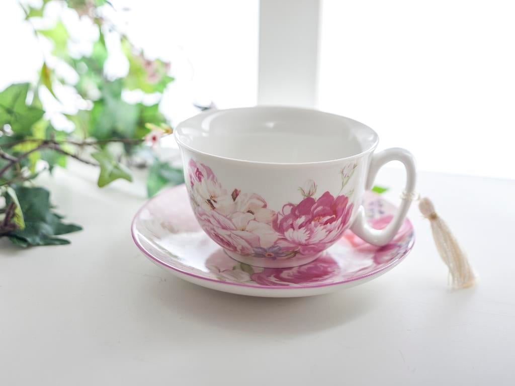 Pinky Rose ЧАЕНА ЧАША Порцелан Pink