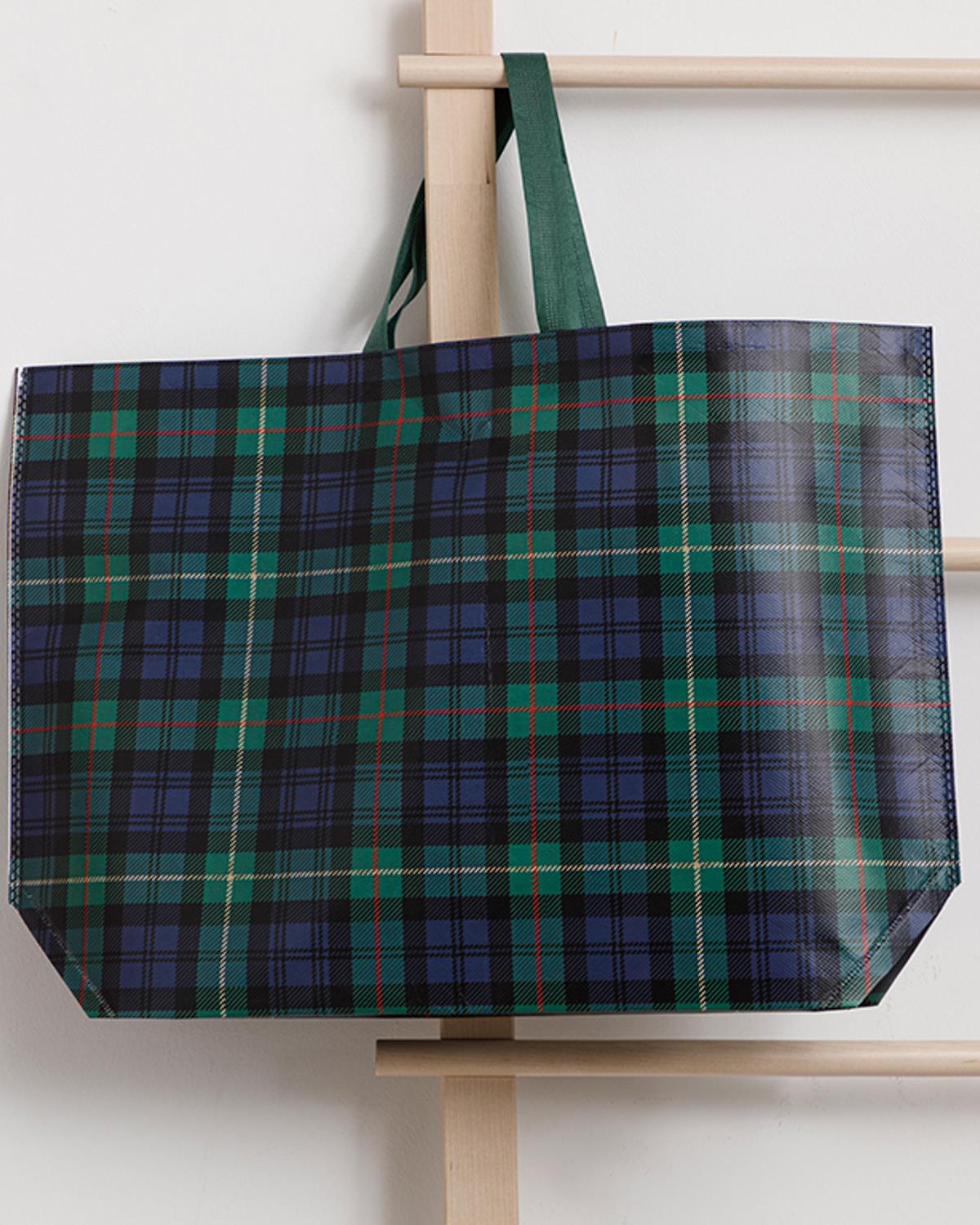 Plaid Чанта За Пазаруване 54,5x38 cm Зелен