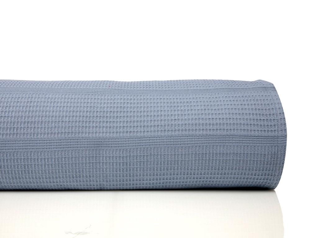 Plain ПОКРИВКА За един човек Памучен 150x230 cm Леко тъмносиньо
