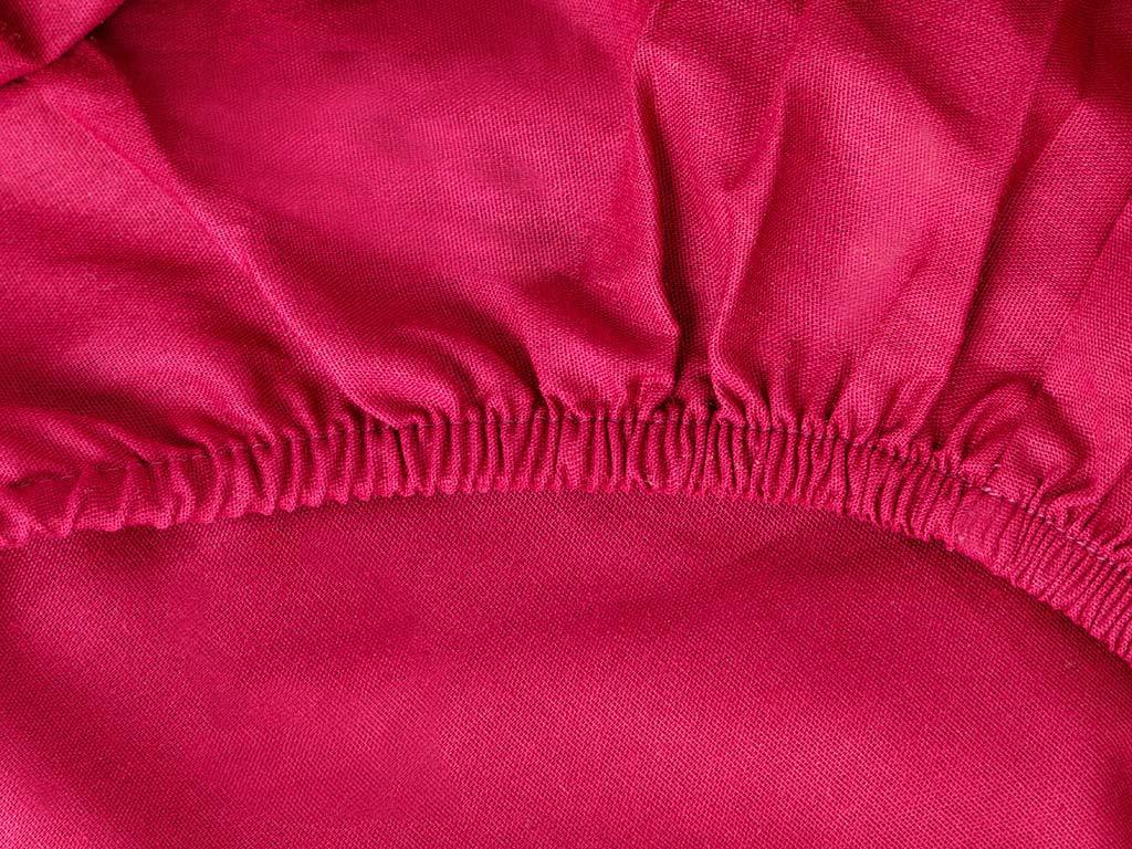 Plain КОМПЛЕКТ ЧАРШАФИ С Л Двоен Памучен 160x200 cm Dark Fuschia