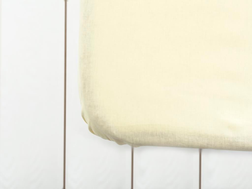 Plain ЧАРШАФИ С ЛАСТИК Двоен Памучен 160x200 cm Dark Yellow
