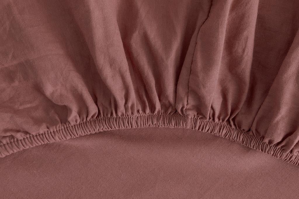 Plain СПАЛНО БЕЛЬО КОМПЛЕ За един човек Памучен 160x220 cm Роуз-Хаки