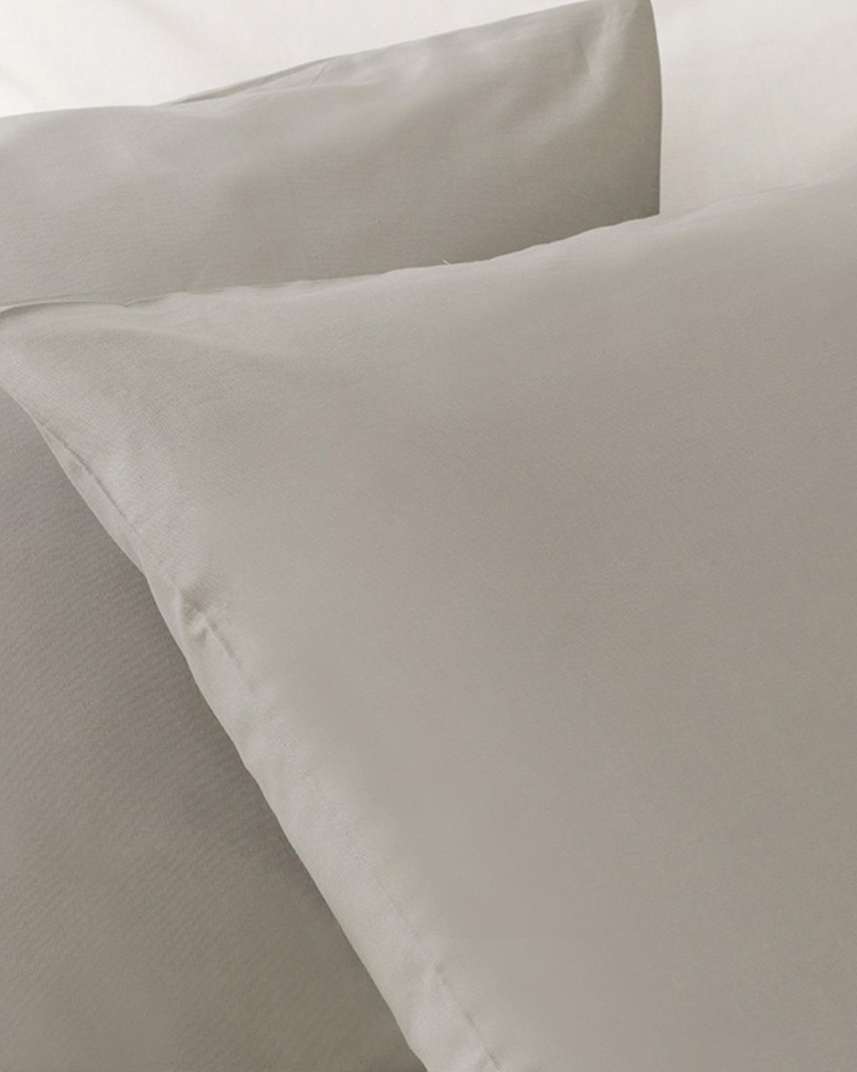 Plain Калъфка За Възглавница 2 бр. Памучен 50x70 см Градски сив