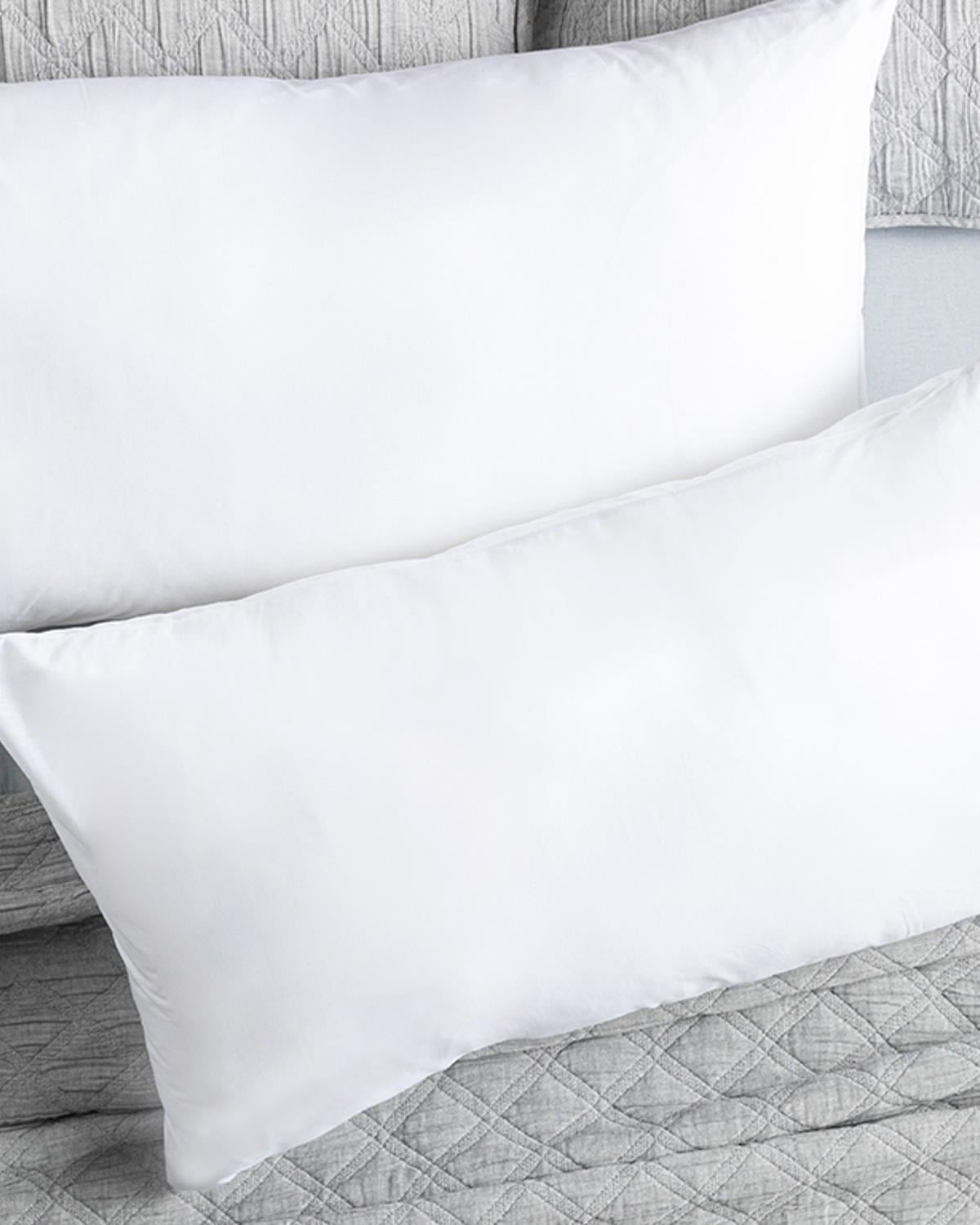 Plain Калъфка За Възглавница 2 бр. Памучен 50x90 см Бял