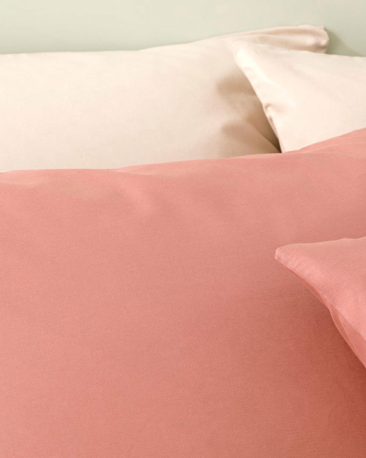 Plain Калъфка За Възглавница 2 бр. Памучен 50x70 см Градска канела