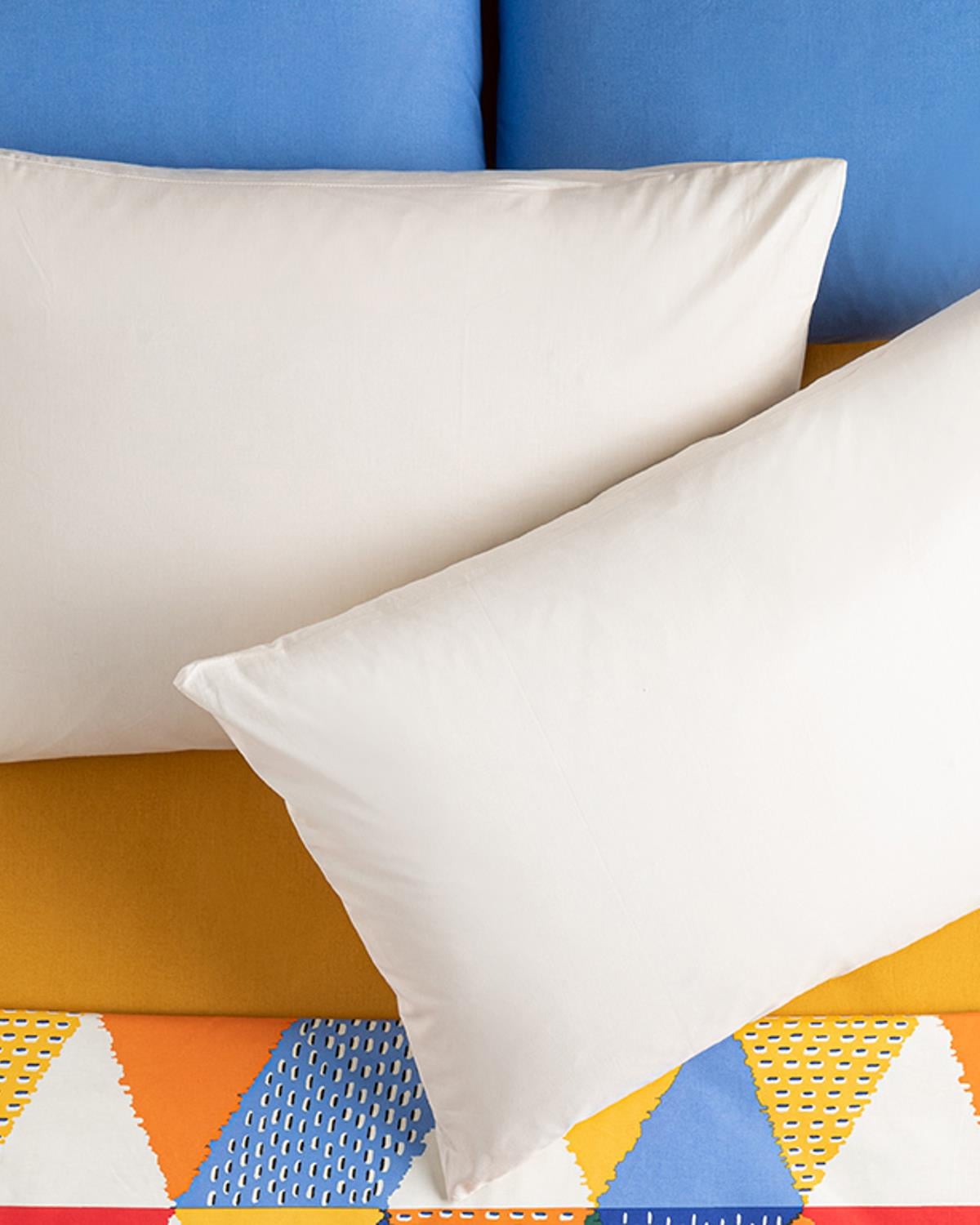 Plain Кълъфка За Възглавни 2Бр., Памучен, Кремово, 50 X 70 Cm