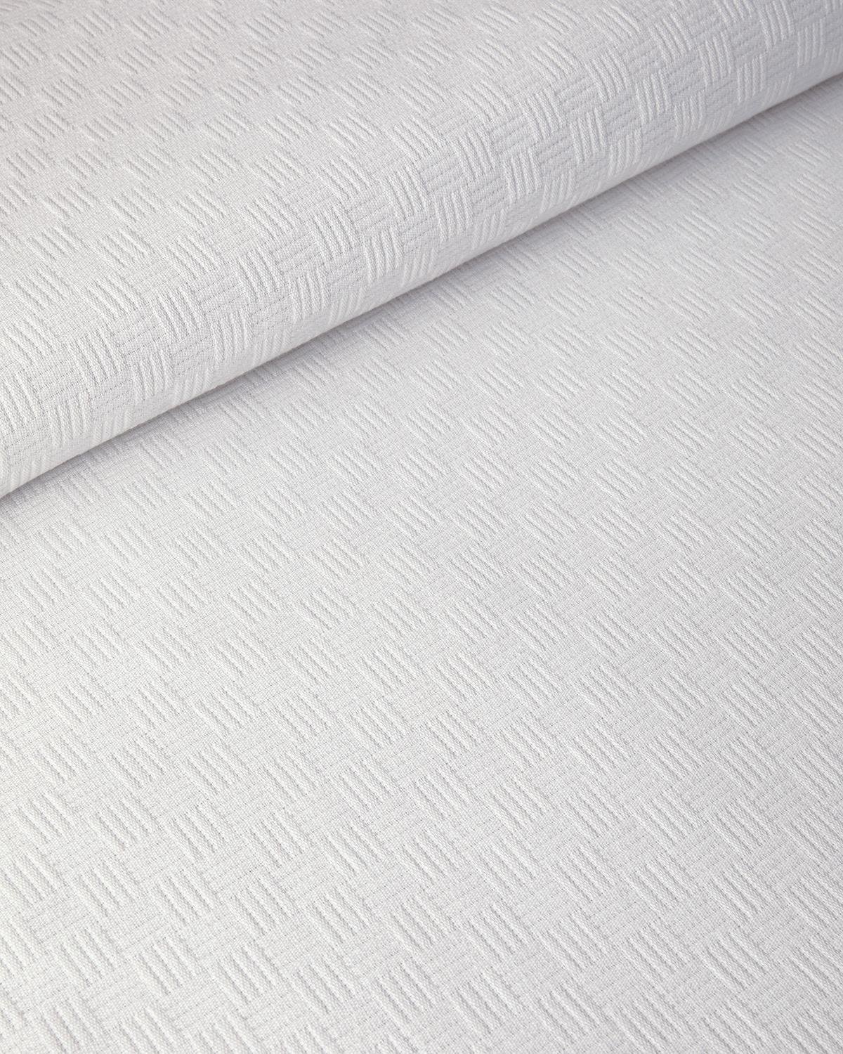 Plain Пике Двоен Размер, Памучен, Бяло, 200 X 220 Cm