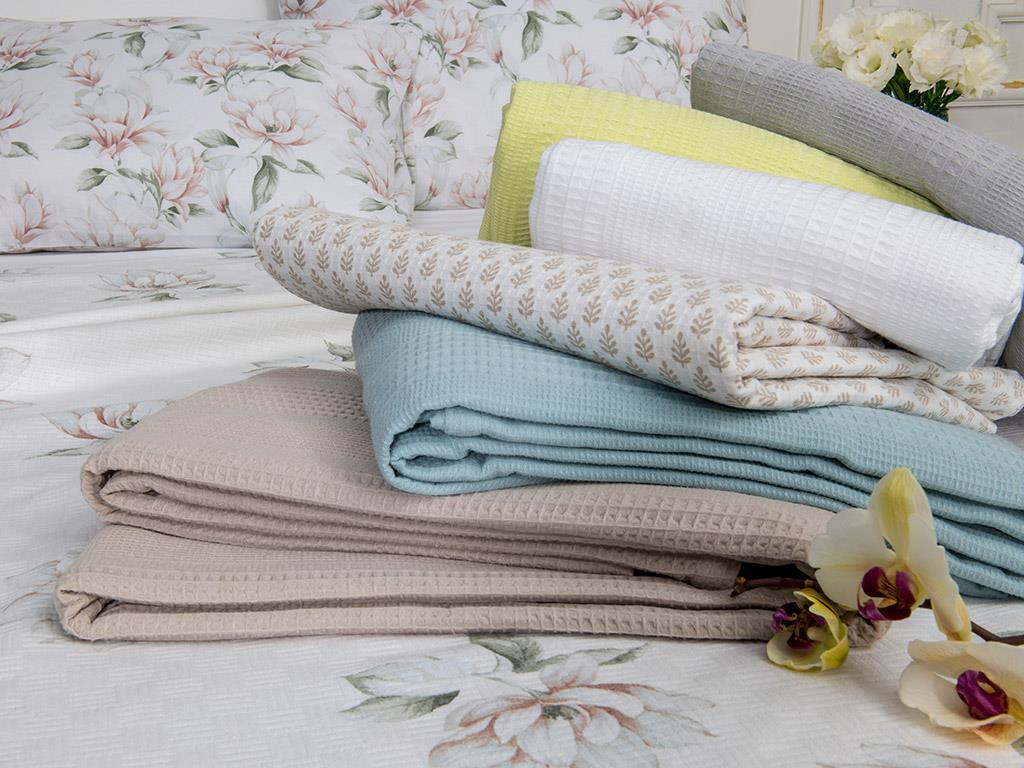 Plain ПОКРИВКА Двоен човек Памучен 200x220 cm