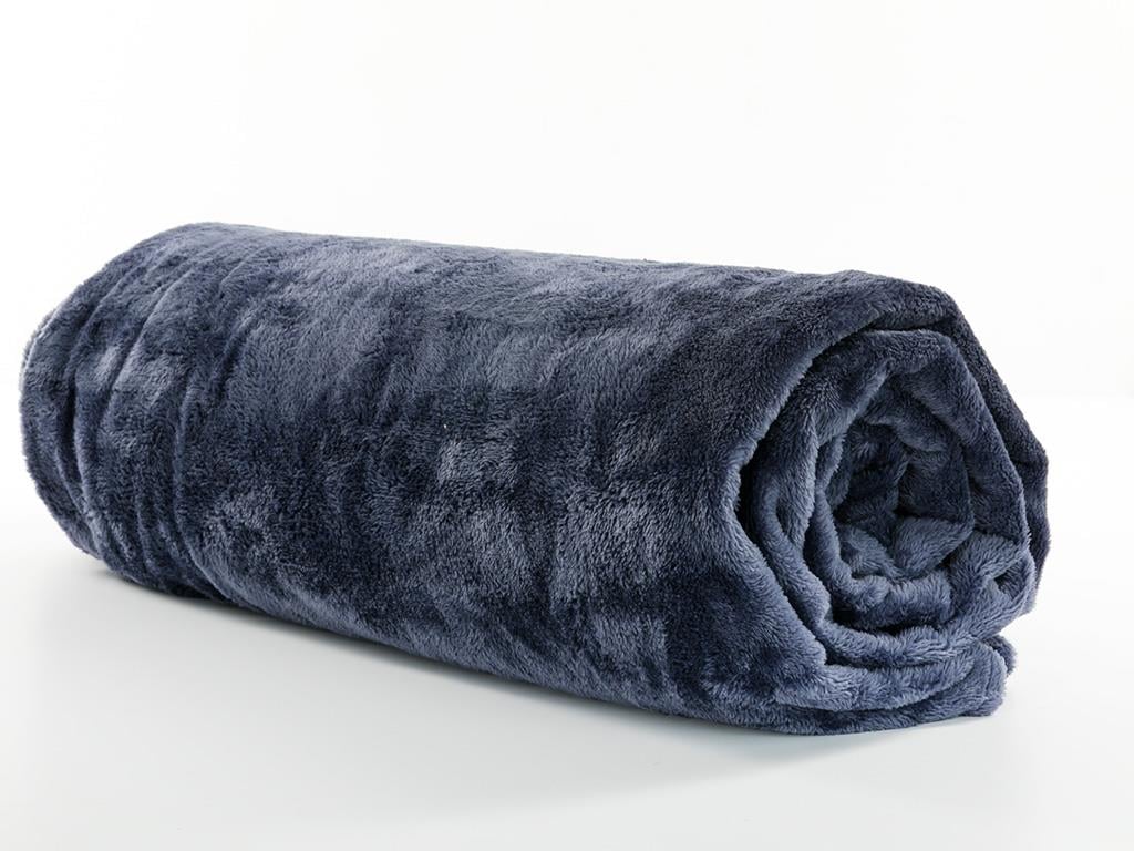 Plain ОДЕАЛО Двоен Ултра софт 200x220 cm Dark Blue