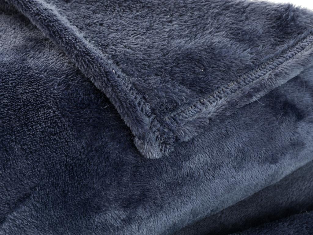 Plain ОДЕАЛО Двоен Ултра софт 200x220 cm Dark Blue