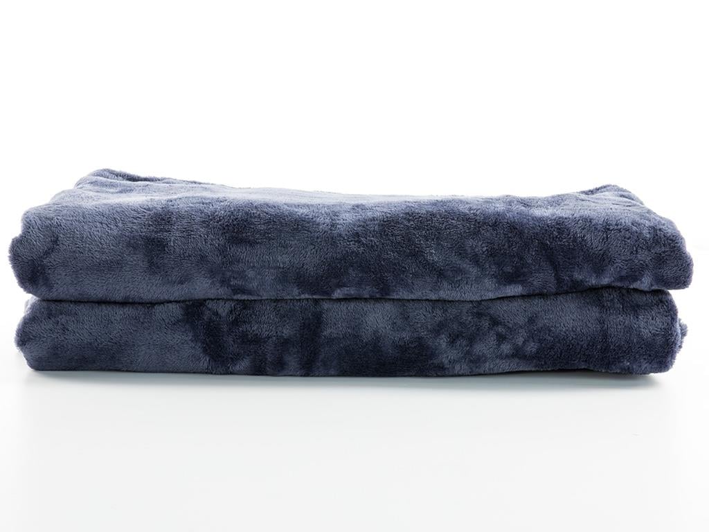 Plain ОДЕАЛО Двоен Ултра софт 200x220 cm Dark Blue