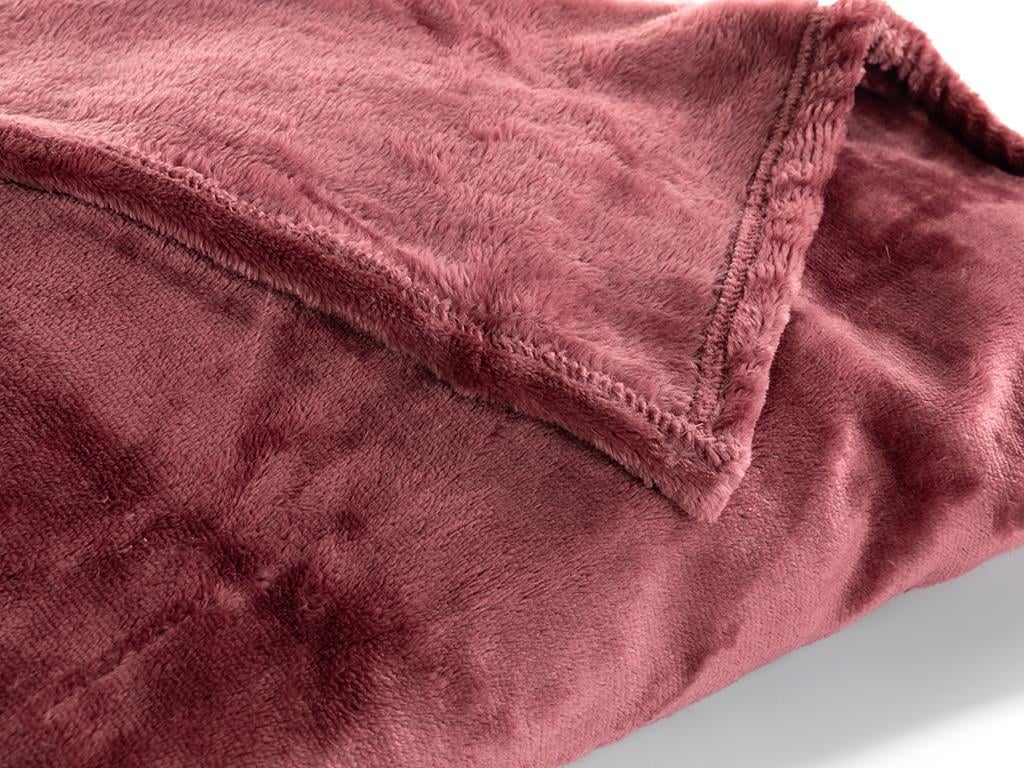 Plain ОДЕАЛО Двоен Ултра софт 200x220 cm Dark Rose Color