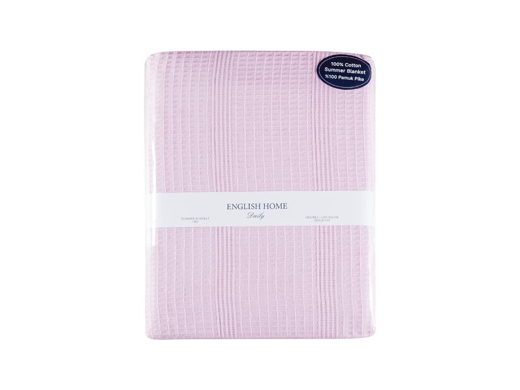 Plain ПОКРИВКА Двоен човек Памучен 200x230 cm Pink