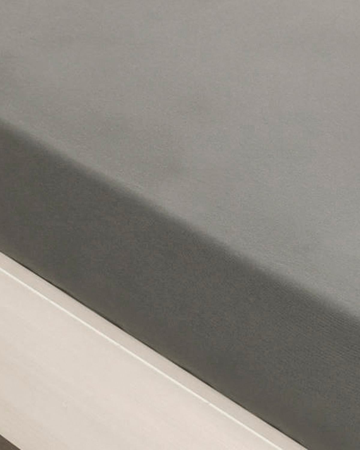 Plain Cottony King Size Sheet 260x280 cm Pebble