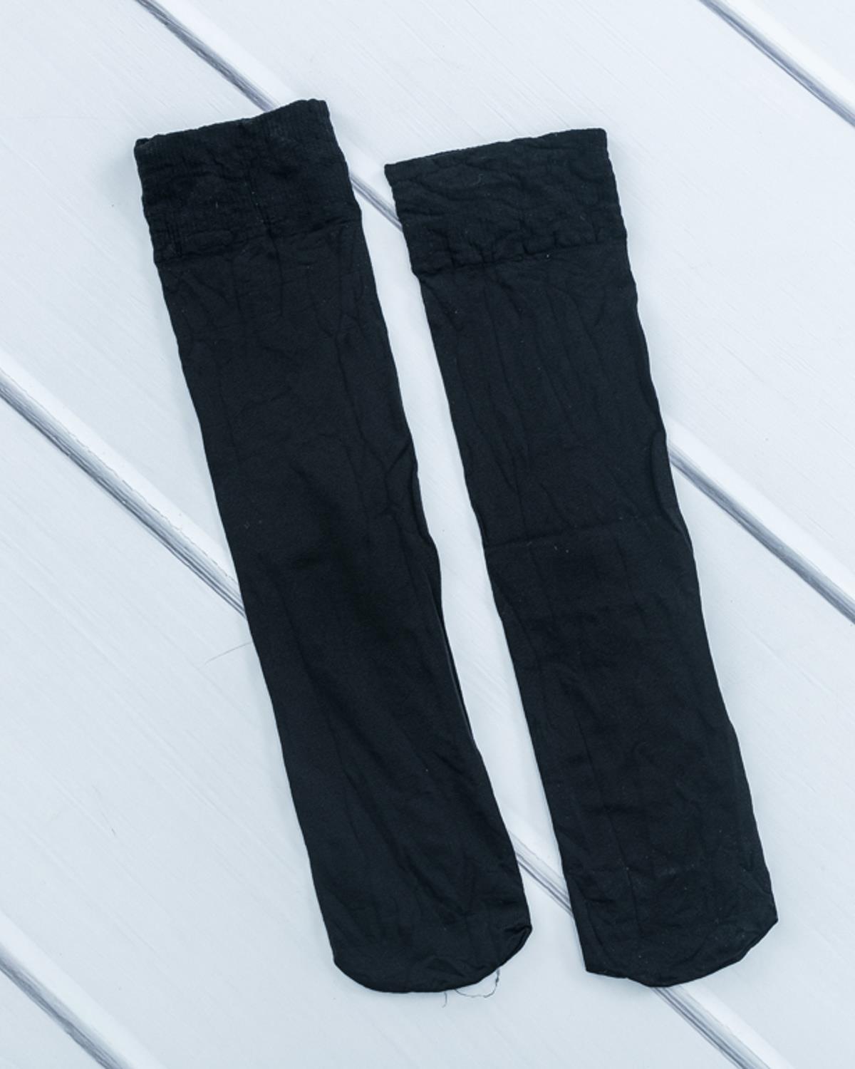 Plain Тънки Чорапи 3/4 35 - 39 Черен
