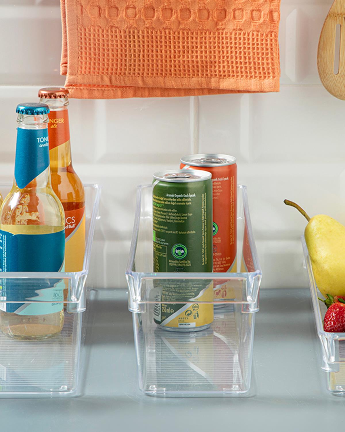 Plain Органайзер За Кухня Пластмаса 36x10,5x5 см Прозрачен