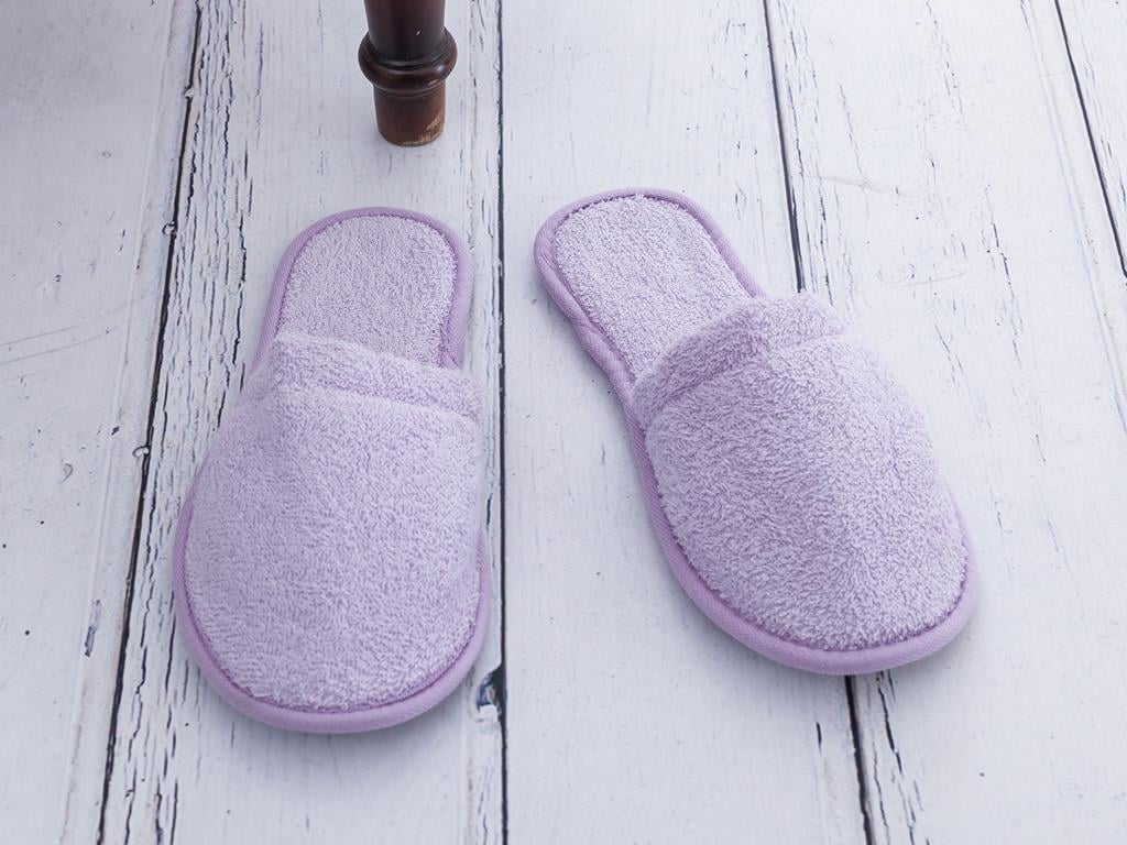 Plain ЧЕХЛИ ЗА БАНЯ Хавлия Памучен 39 - 40 Light Lilac