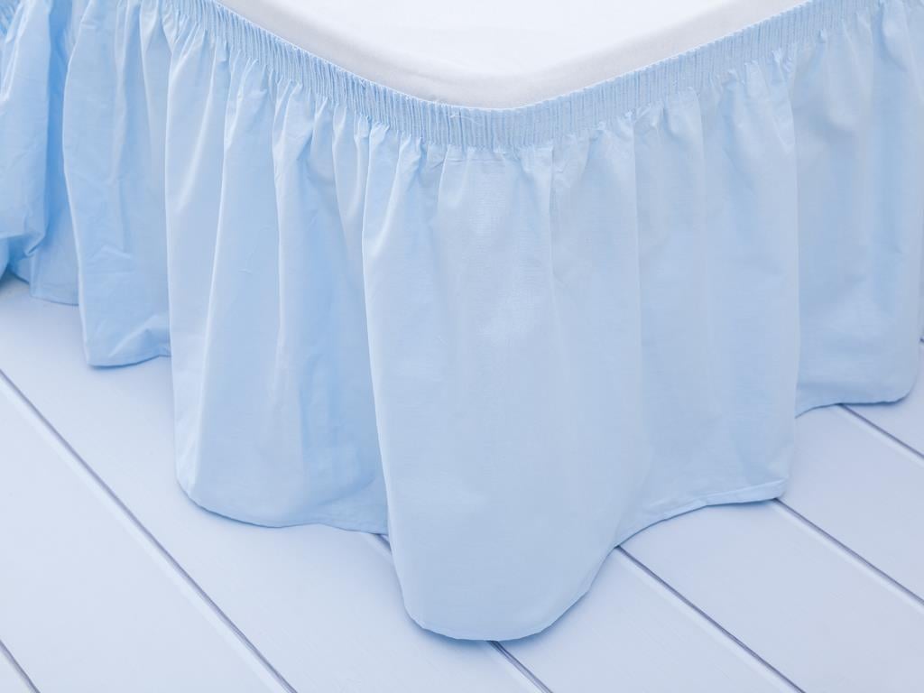 Plain ПОЛА ЗА ЛЕГЛО Двоен Памучен 40x800 cm Light Blue
