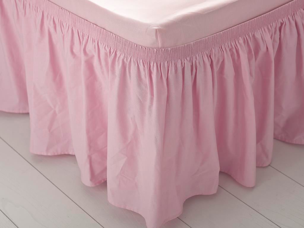 Plain ПОЛА ЗА ЛЕГЛО Двоен Памучен 40x800 cm Rose Color