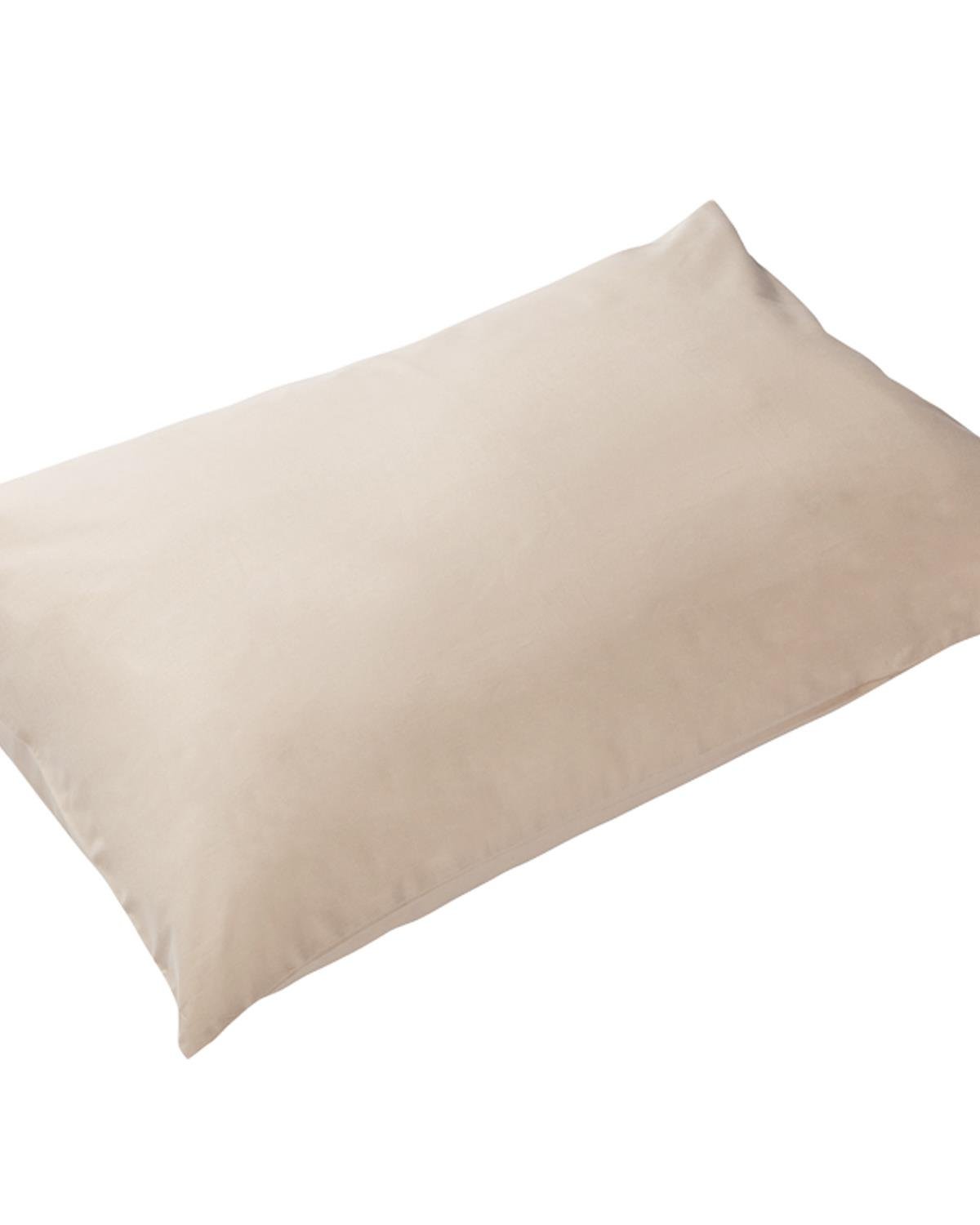 Plain Калъфка За Възглавница Памучен 50x70 см Бежов