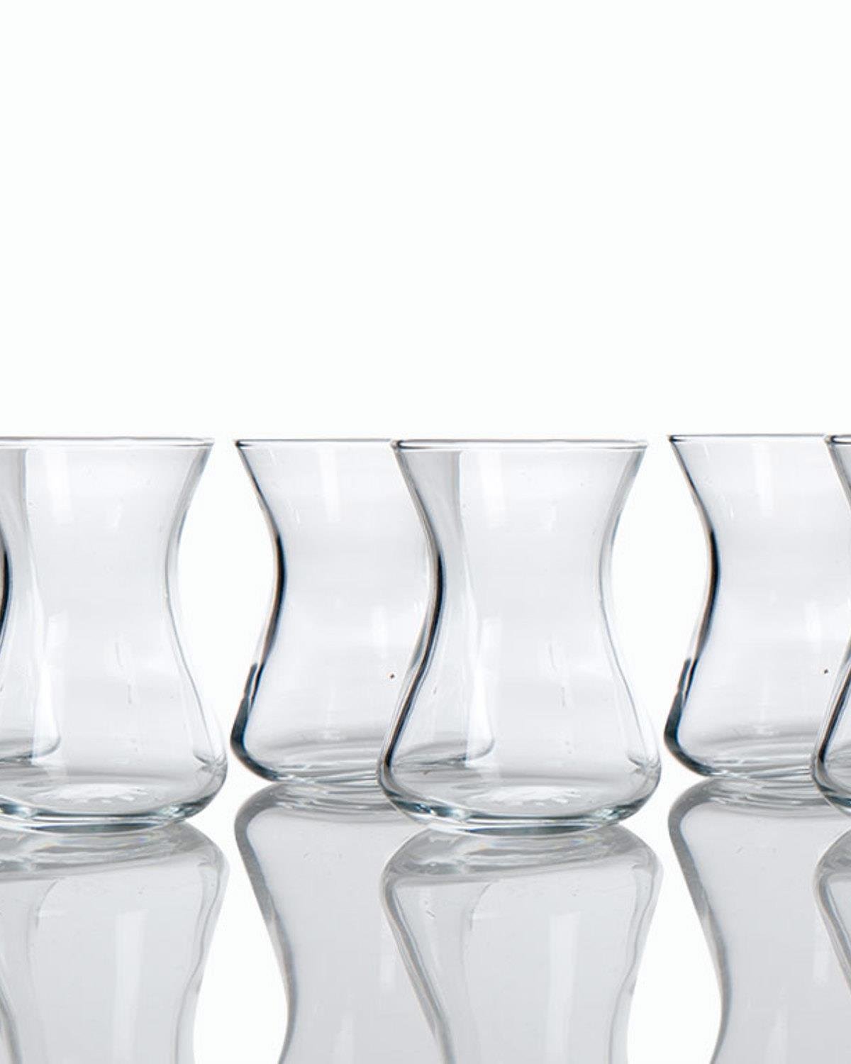 Plain Чаша За Чай 6 бр. Стъкло 125 мл Прозрачен