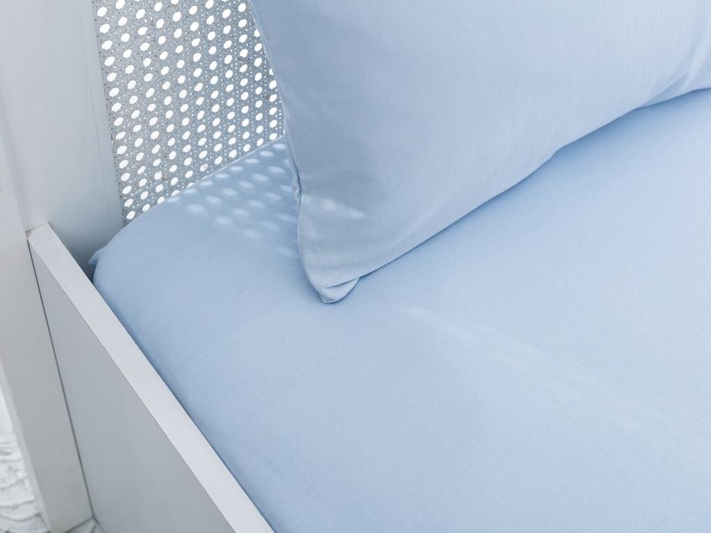 Plain БЕБЕШКО КОМПЛЕКТ С Л Памучно 70x140 cm Blue.