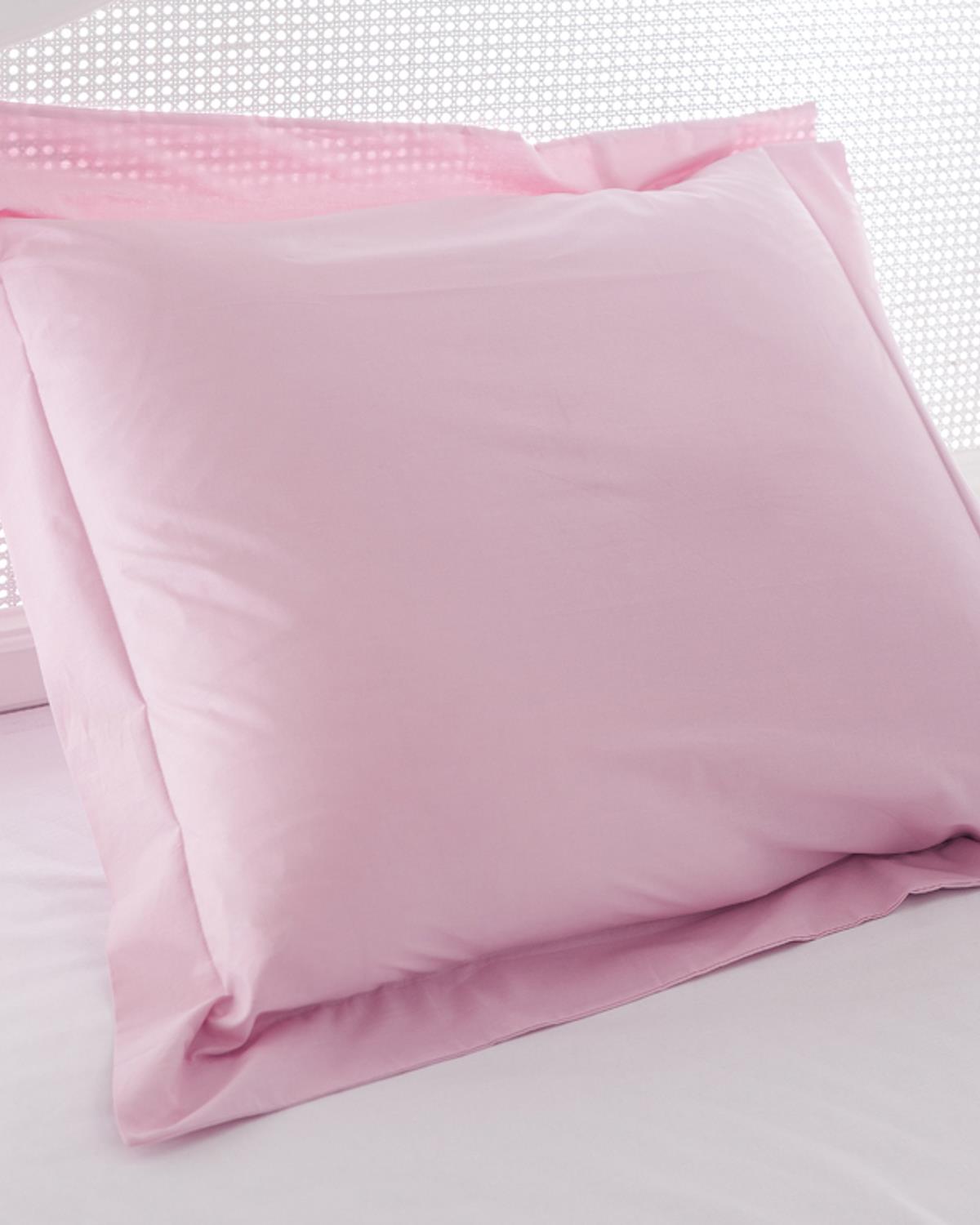 Plain Калъфка За Възглавница Единичен Памучен 70x70 см Пепел от рози