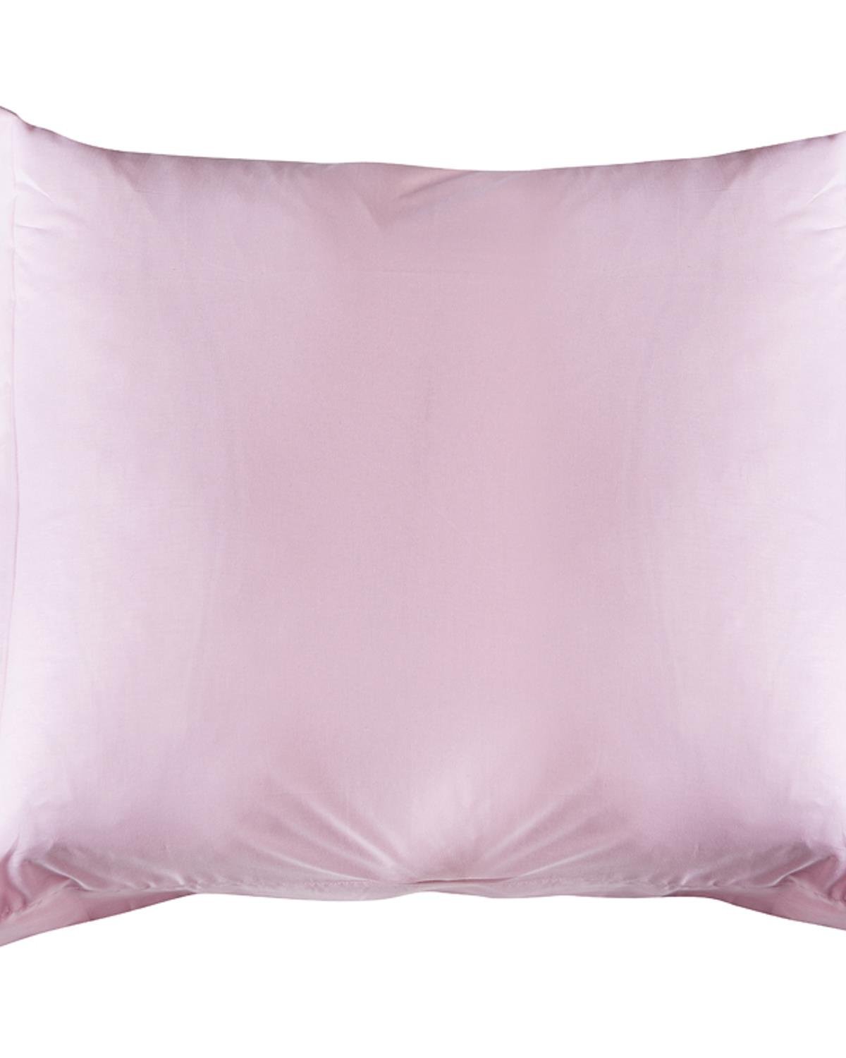 Plain Калъфка За Възглавница Единичен Памучен 70x70 см Пепел от рози