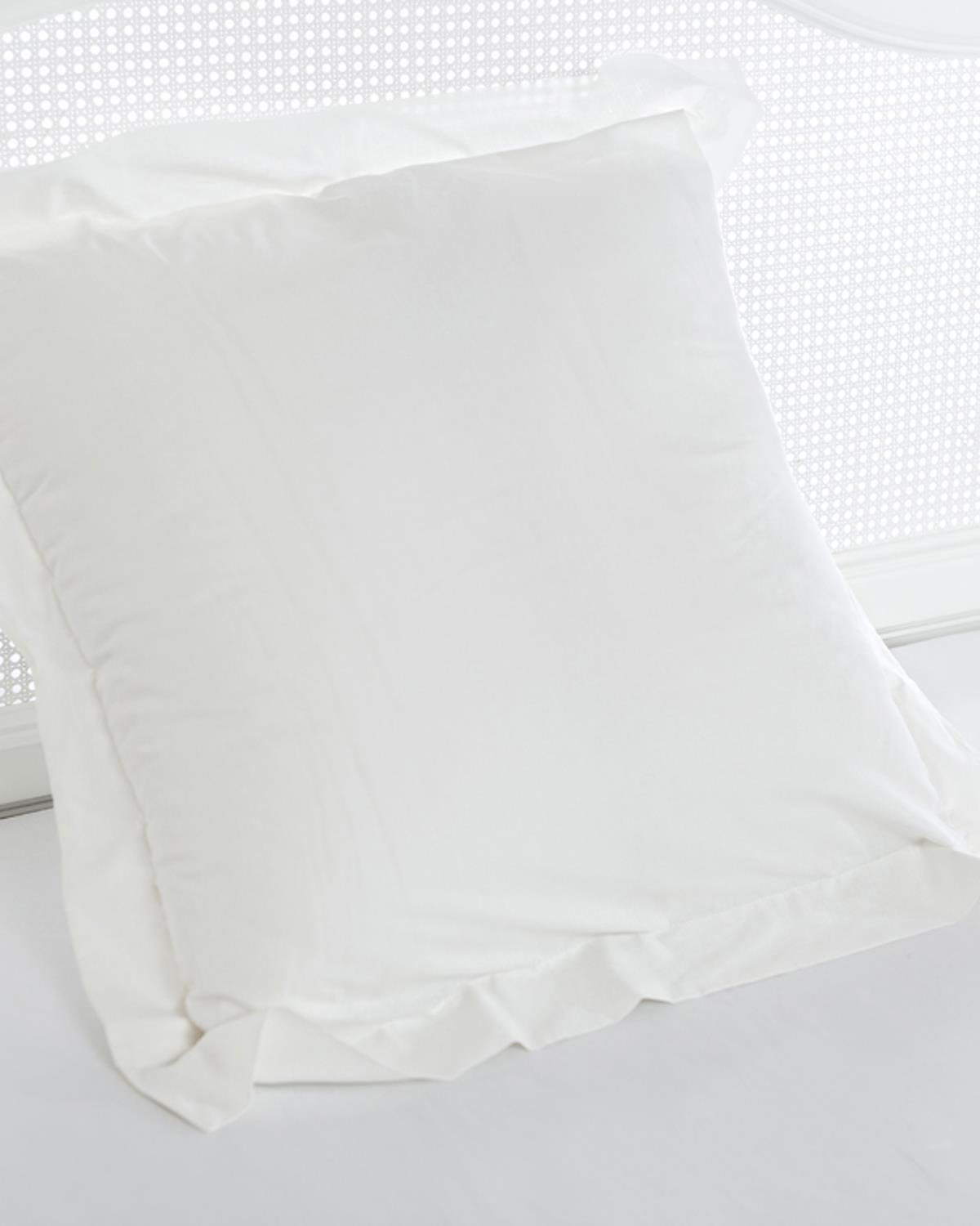 Plain Калъфка За Възглавница Единичен Памучен 70x70 см Ванилия.