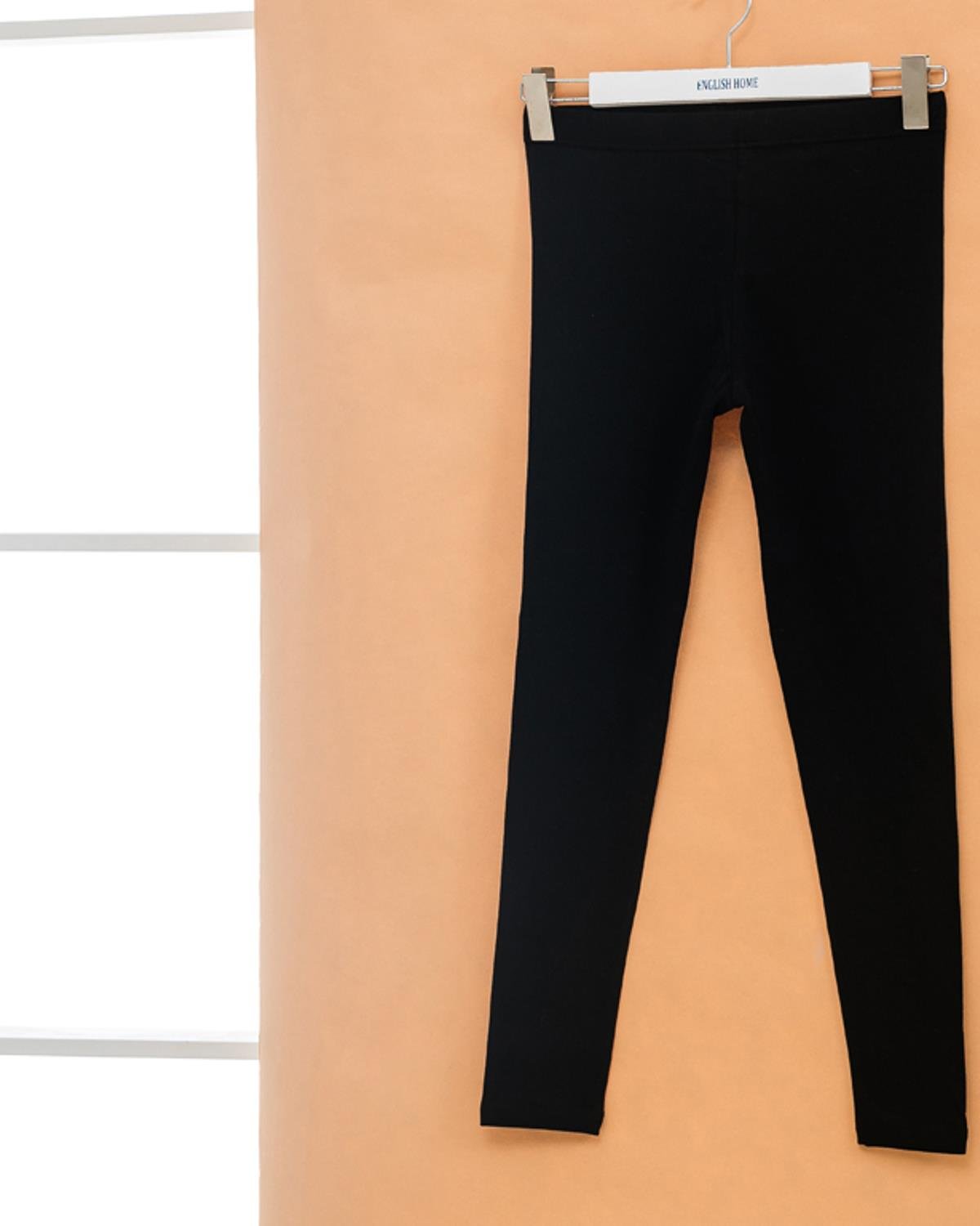 Plain Клин Дамски Памучен M Черен