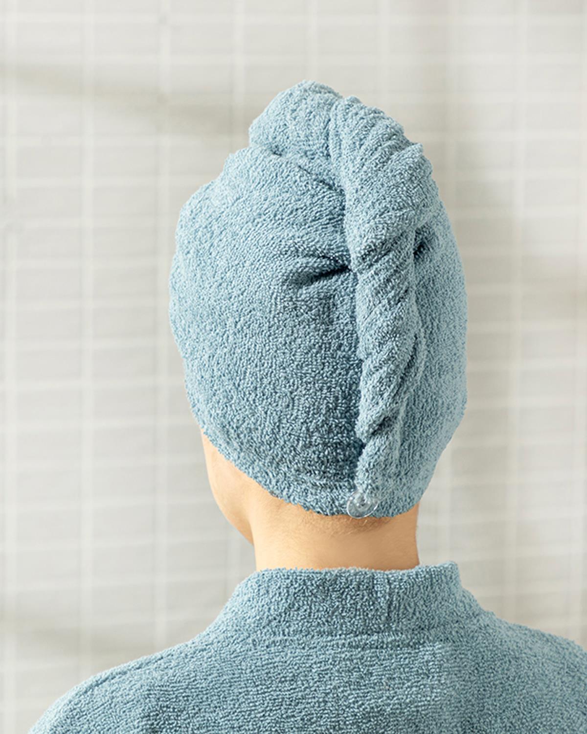 Plain Шапка За Коса Памучен, Индиго, Standart