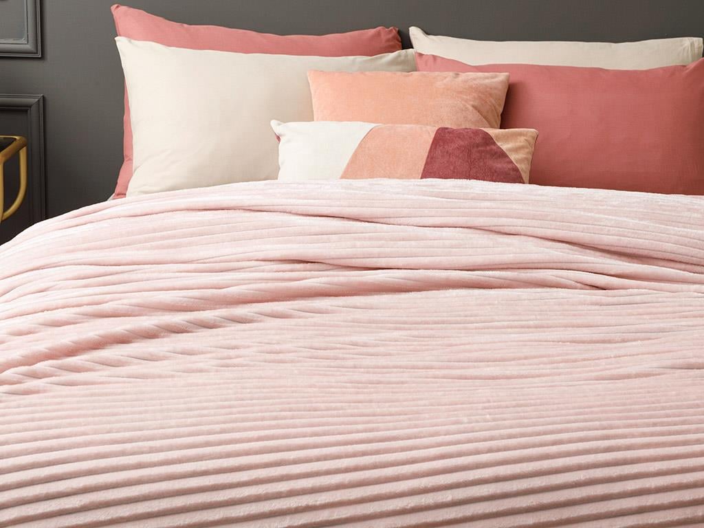 Plain ОДЕАЛО Двоен Super Soft 200x220 cm Pink