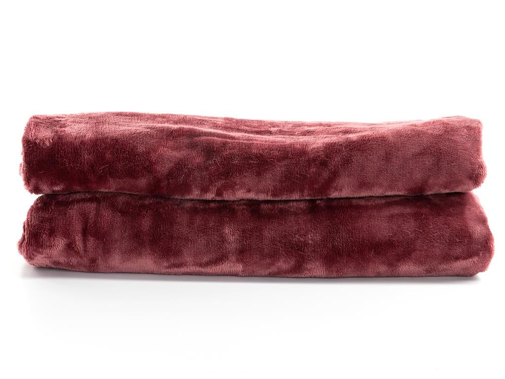 Plain ОДЕАЛО Tek Kişilik Ултра софт 150x200 cm Dark Rose Color