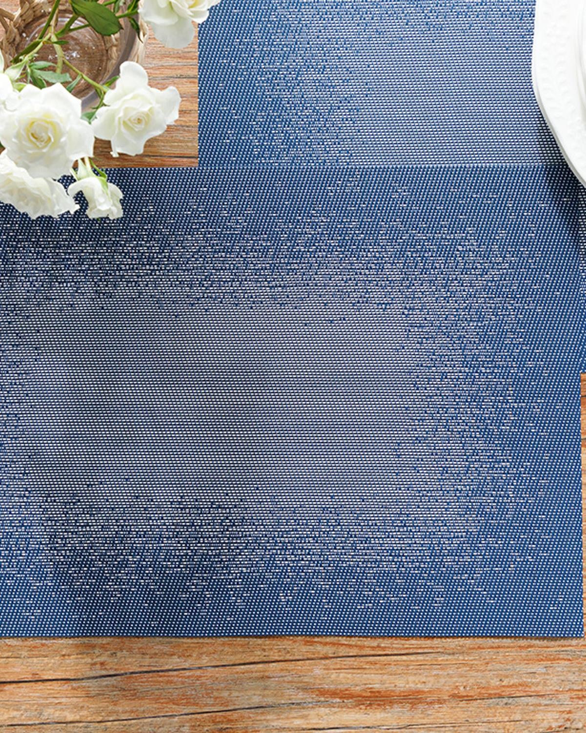 Pollo Американзки Сервиз 4 Бр., 70% Полиестер + 30% Pvc, Сиво - Индиго, 30 X 45 Cm