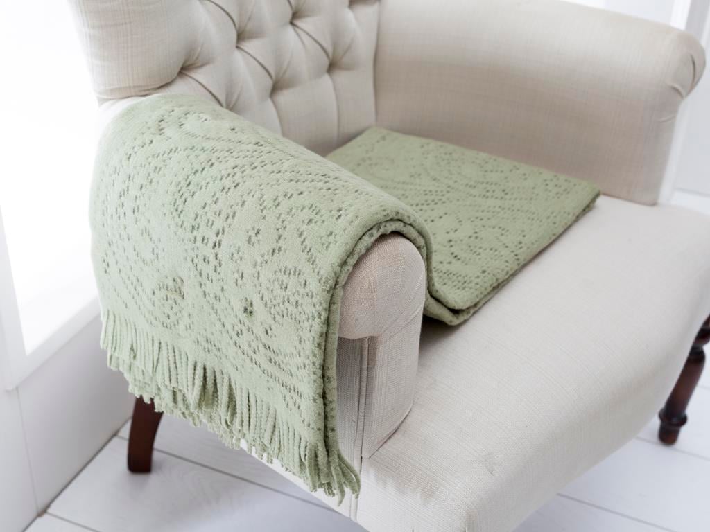 Polyanna ШАЛ ЗА КРЕСЛО Плетиво 130x170 cm LightGreen