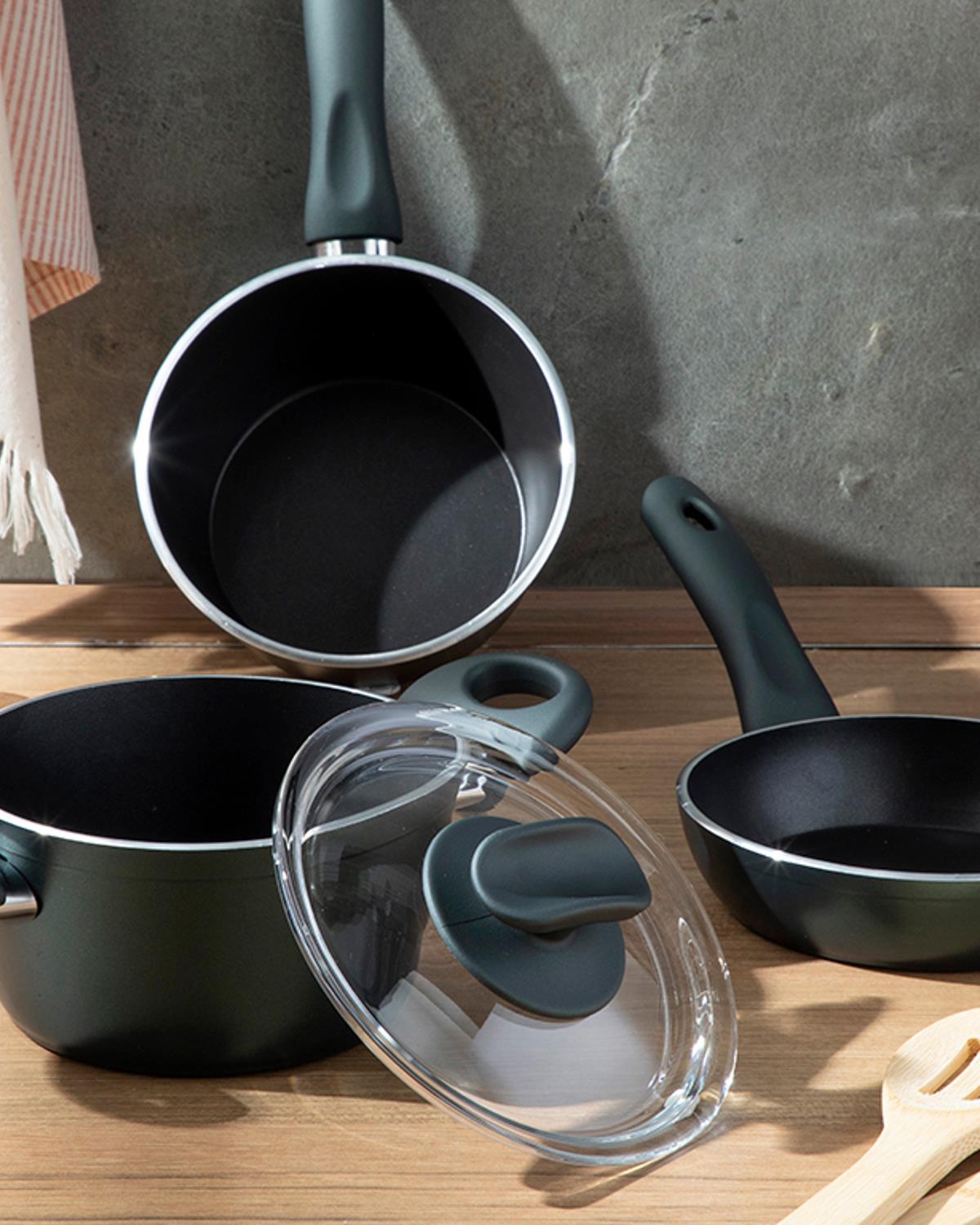 Pretty Тенджера За Сос Гранит 14 см. Зелен