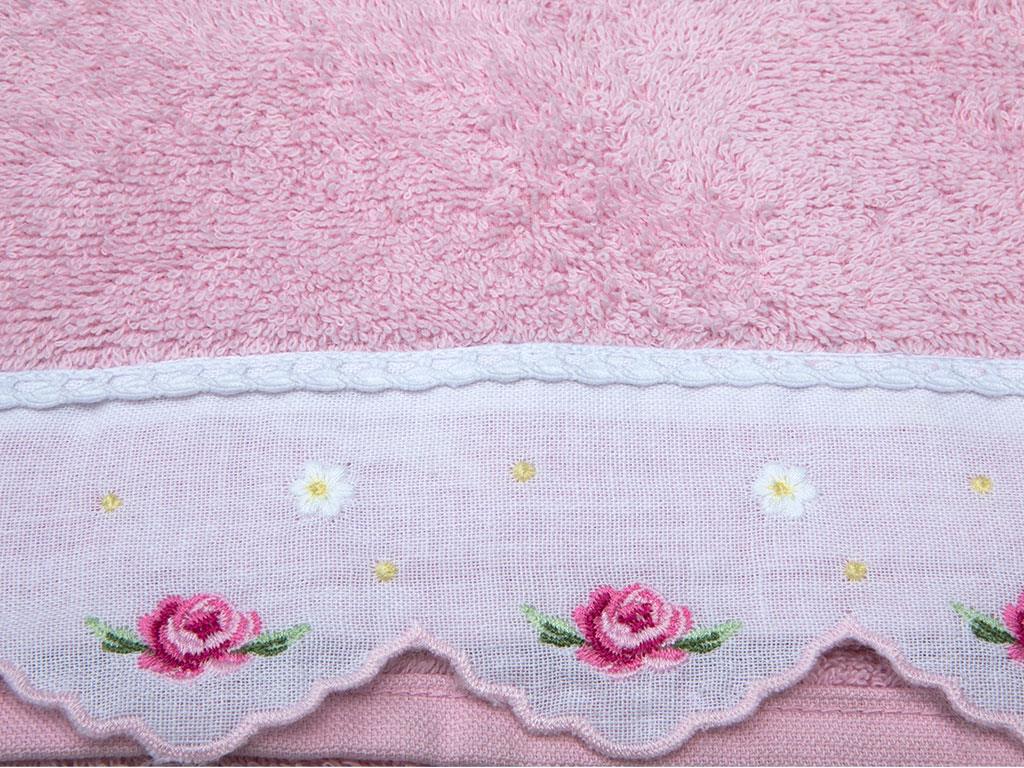 Primrose ХАВЛИЯ ЗА ЛИЦЕ Орнаментна лента Бродирани 50x80 cm Light Pink,