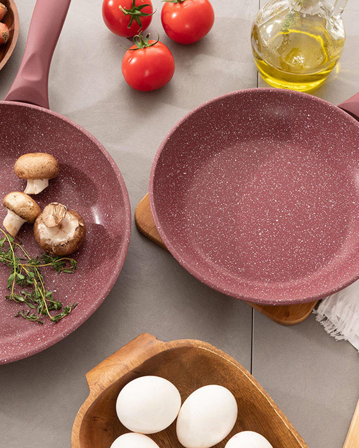 Pure Тиган Единичен Гранит 26 см Бордо