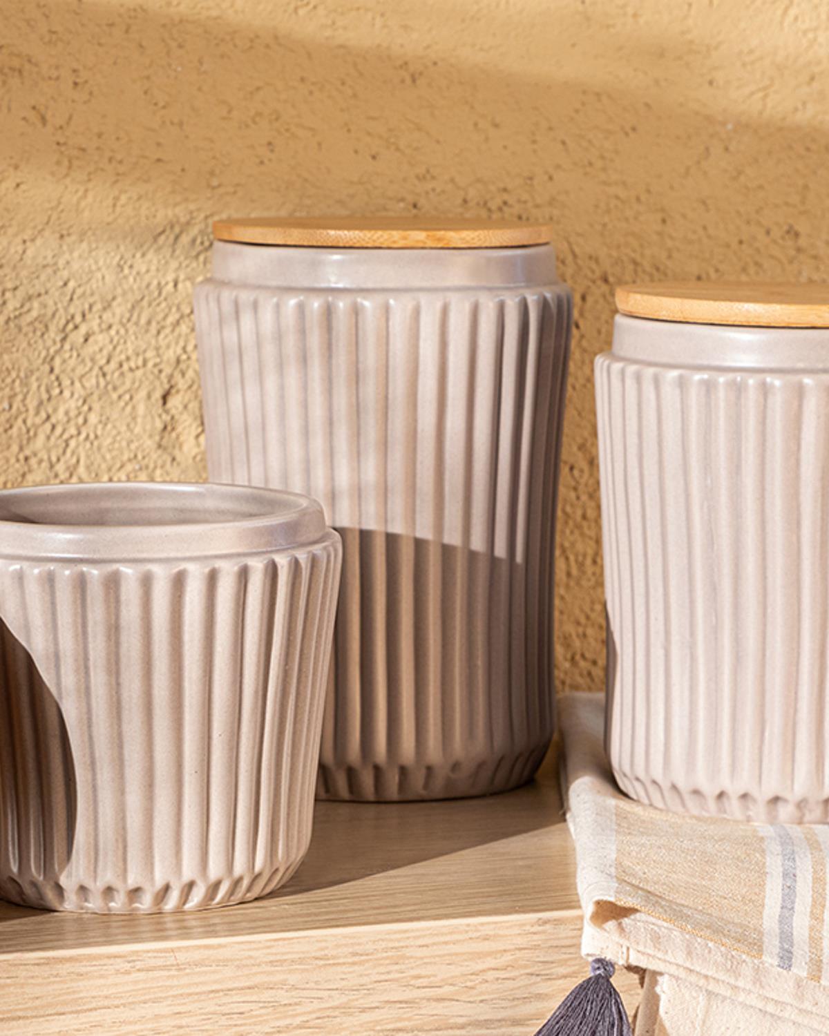 Purl Съд За Подправки Единичен Доломит 750 мл Бежов