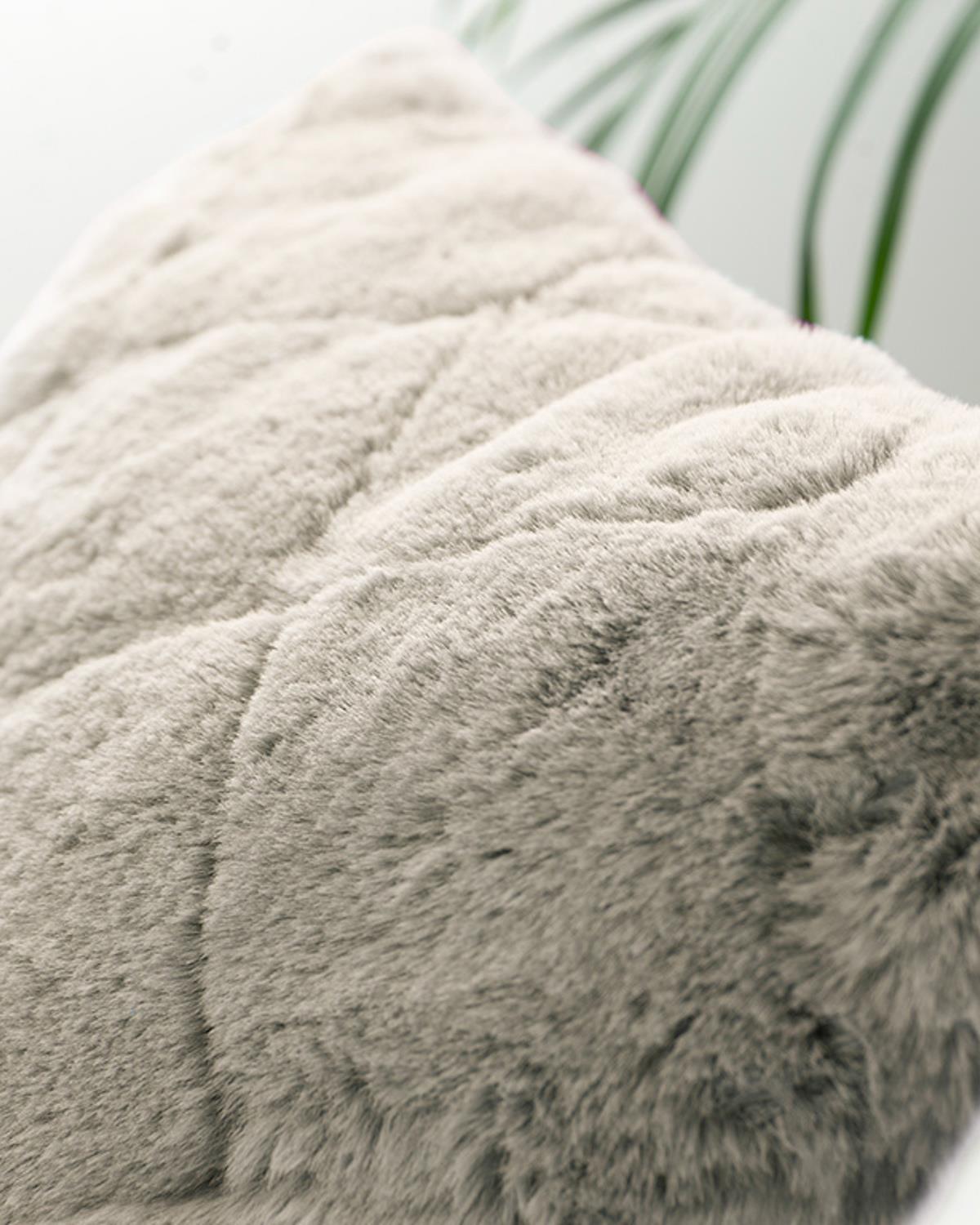 Rabbit Декоративна Възглавница Плюш 45x45 см Бежов