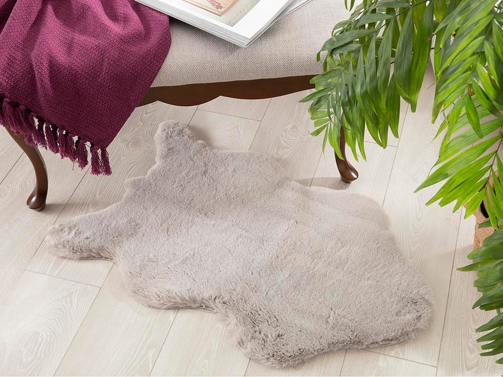 Rabbit КОЖА Полиестер 60x90 cm Gray