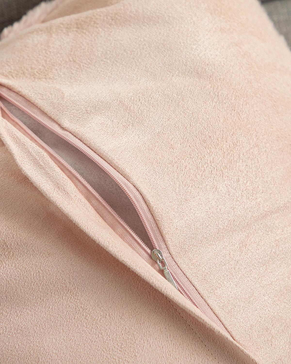 Rabbit Grid Декоративна Калъфка За Възглавница Полиестер, Прах, 45 X 45 Cm