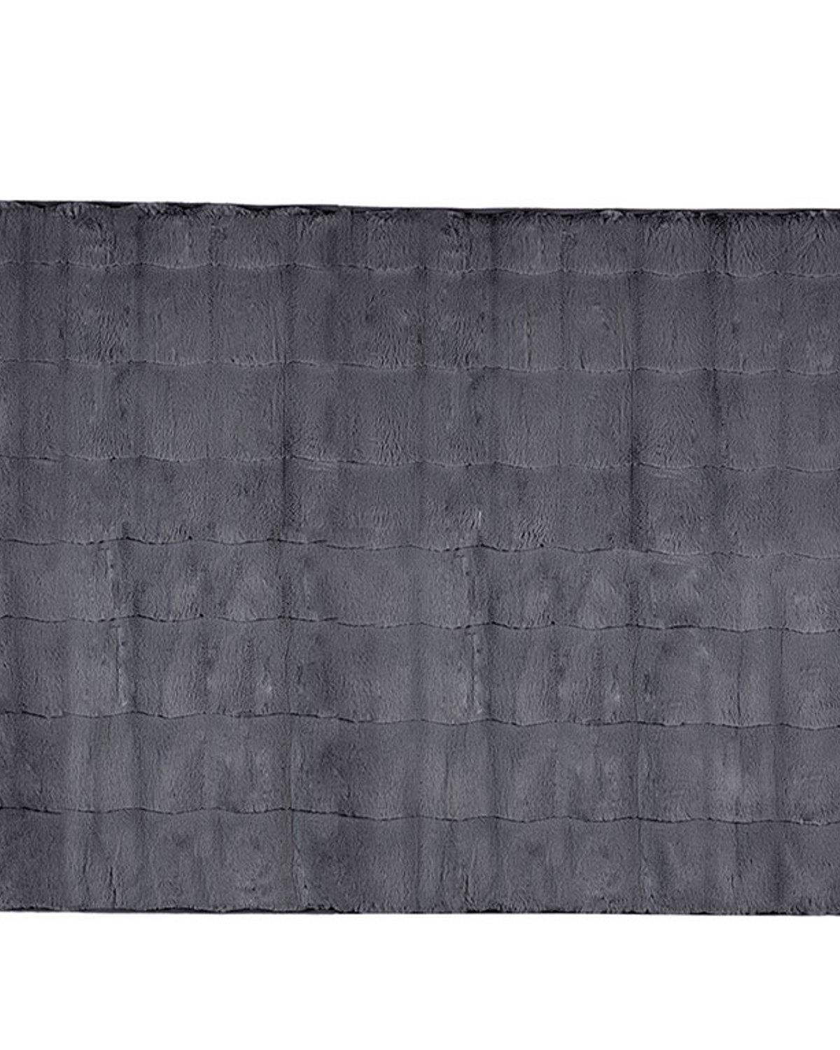 Rabbit Wave Килим Полиестер, Антрацит, 80 X 150 Cm