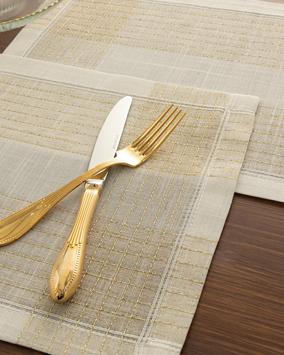 Rabecca Американзки Сервиз 2Бр., Мъжки Тъкаи Шорти, Бяло Злато, 30 X 45 Cm