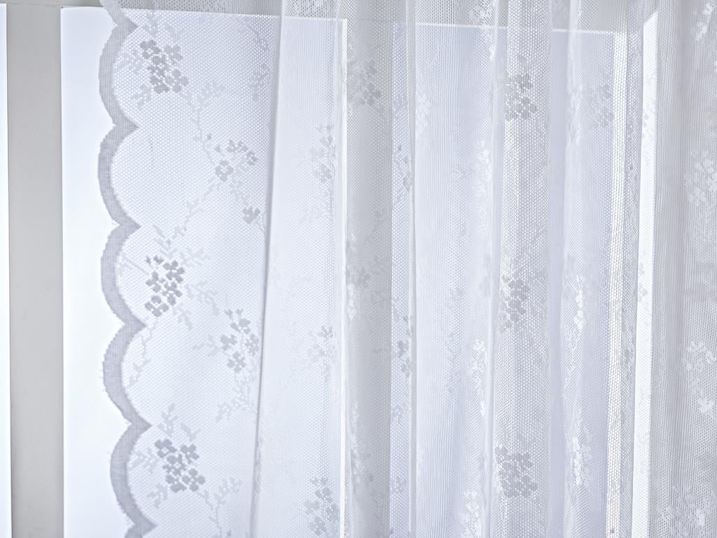 Rachel Flower ТЮЛ ПЕРДЕ Плетиво Light Cream