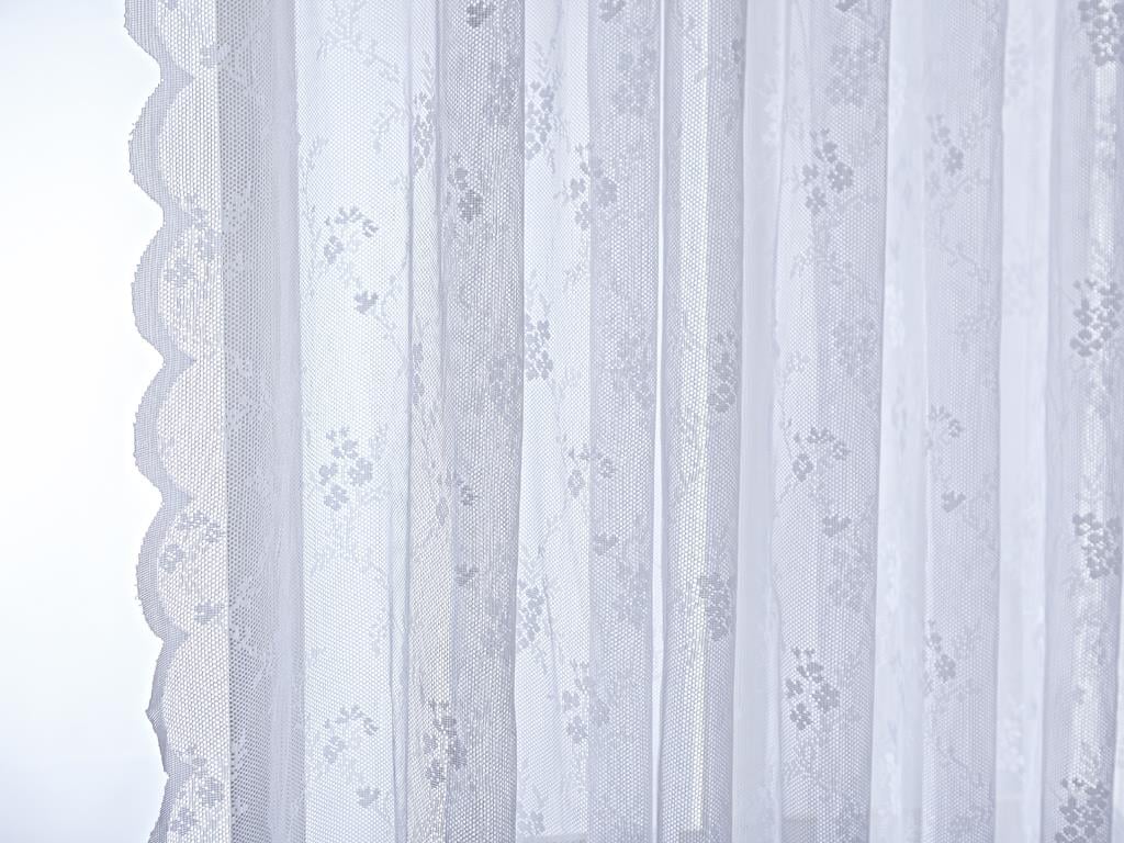 Rachel Flower ТЮЛ ПЕРДЕ Плетиво White