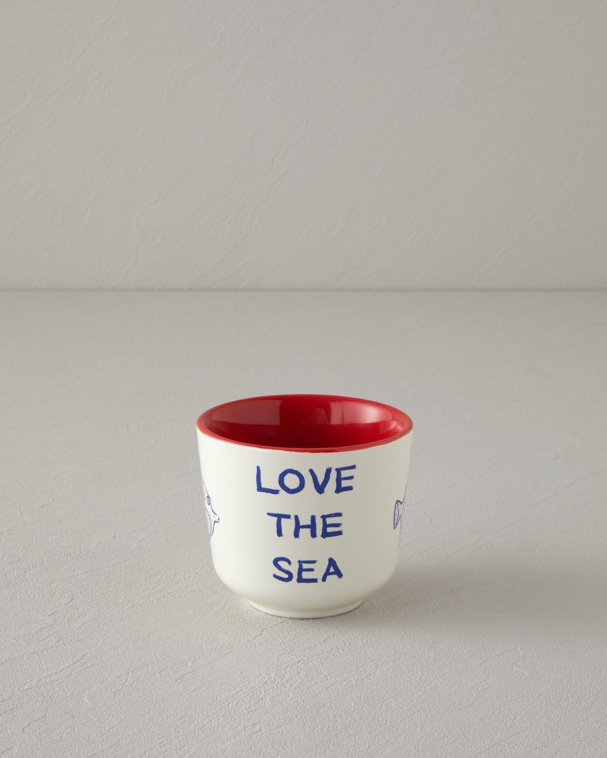 Чаша 2 бр. Каменна керамика 270 ml Червен