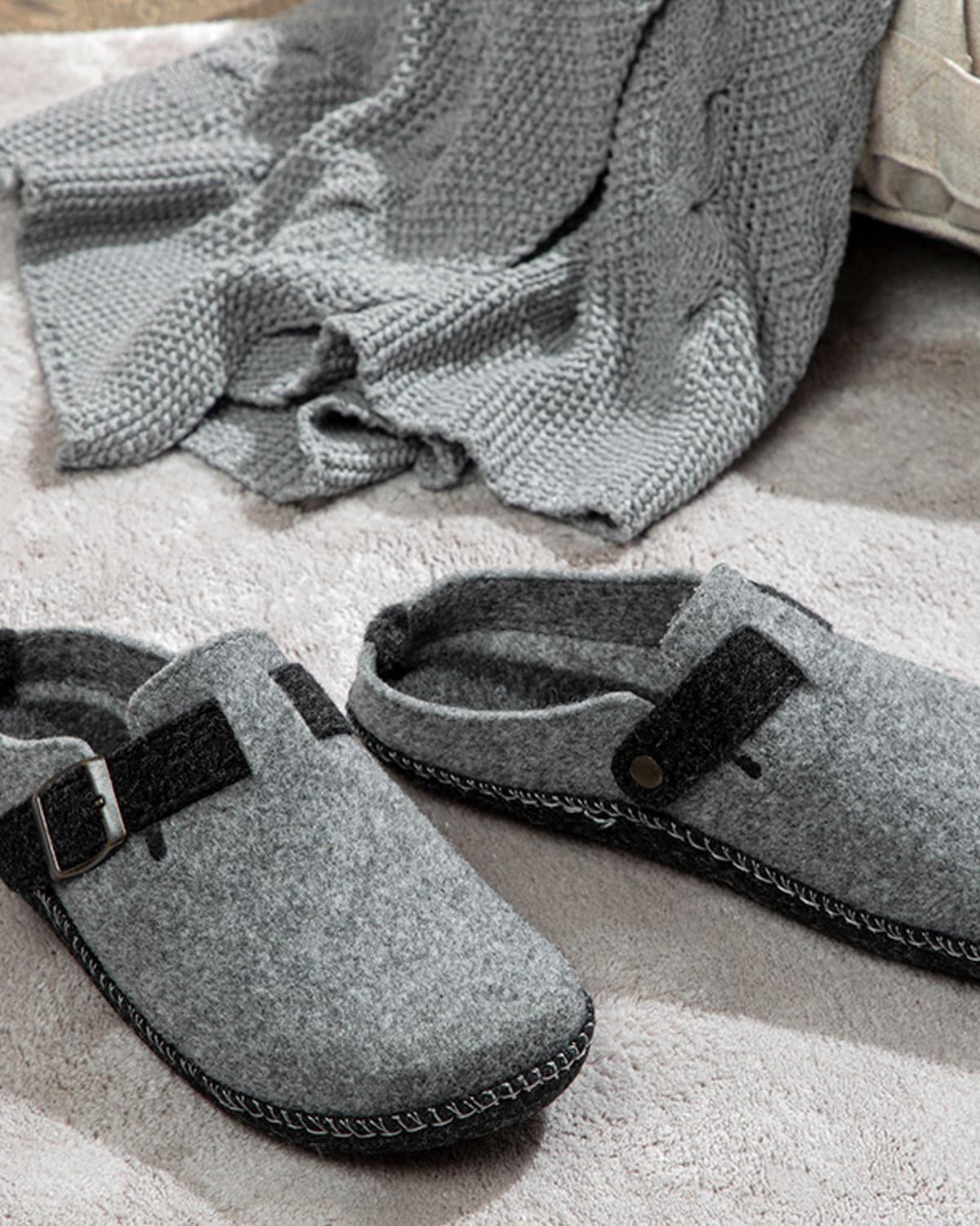 Relax Пантофи За Дома Мъжки, Сиво, 41